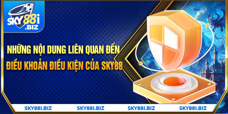 Những nội dung liên quan đến điều khoản điều kiện của SKY88