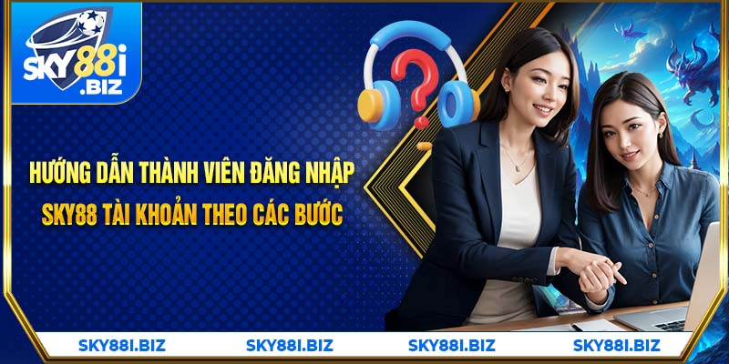 Hướng dẫn thành viên đăng nhập SKY88 tài khoản theo các bước